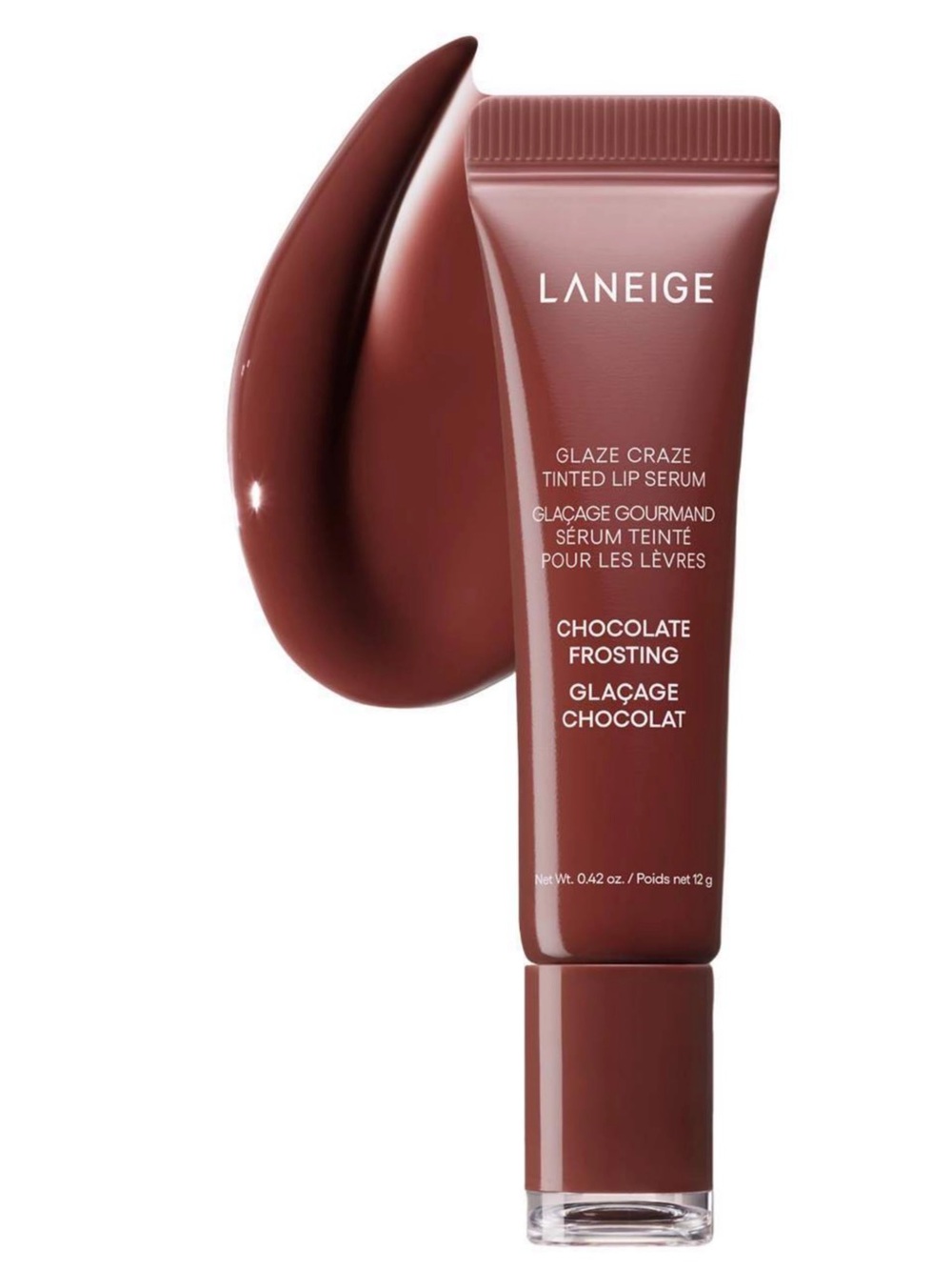 LANEIGE Glossy Lip Serum in Chocolate Frosting